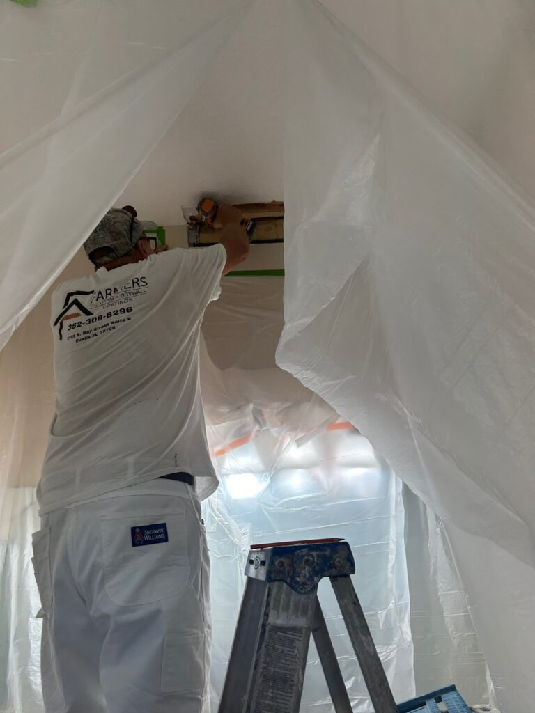 popcorn ceiling removal